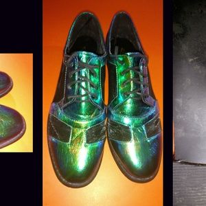 Athena hologram foil mesh oxford